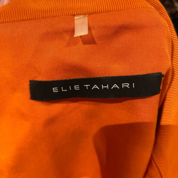 Elie Tahari orange 🍊 jacket blazer - Picture 4 of 4